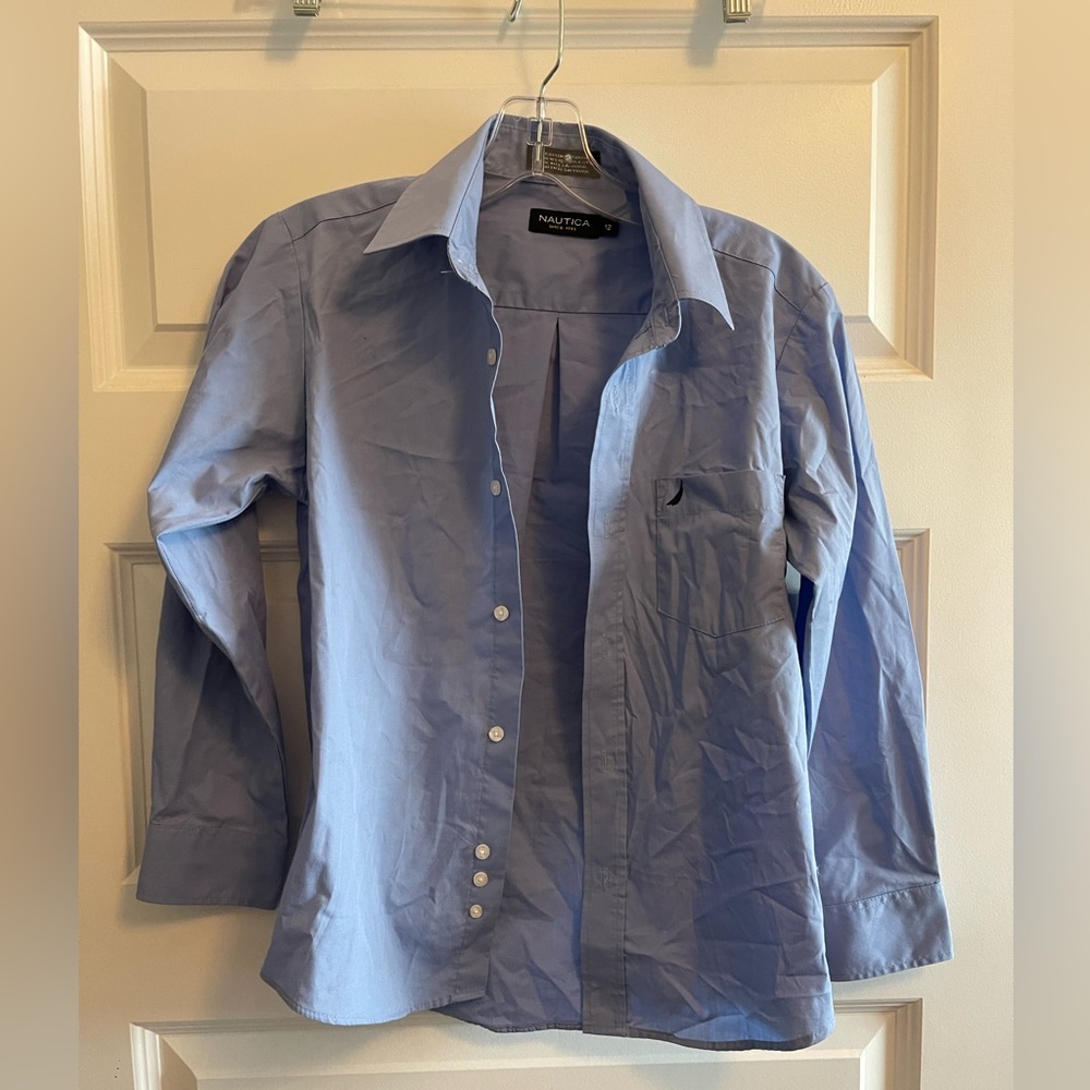 Blue Nautica dress shirt
